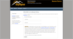 Desktop Screenshot of brokers.olympusams.com